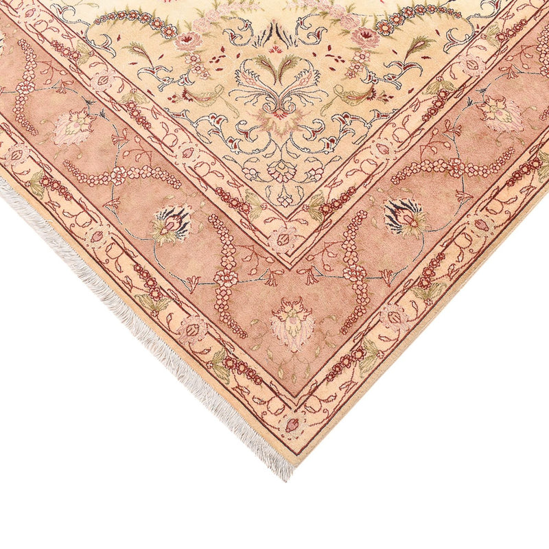 Alfombra Persa - Tabriz - Real - 300 x 200 cm - beige claro
