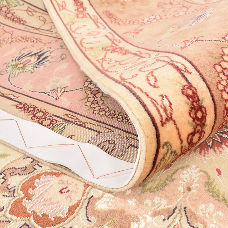 Alfombra Persa - Tabriz - Real - 300 x 200 cm - beige claro