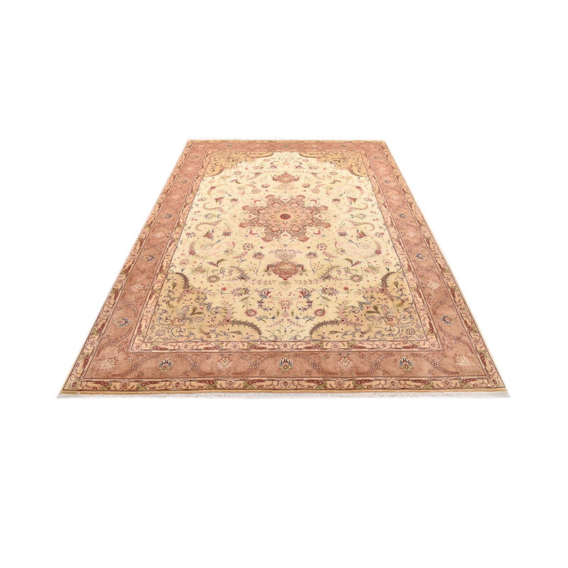 Alfombra Persa - Tabriz - Real - 300 x 200 cm - beige claro