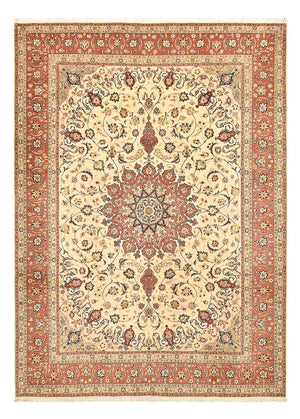 Alfombra Persa - Tabriz - Real - 358 x 250 cm - beige claro