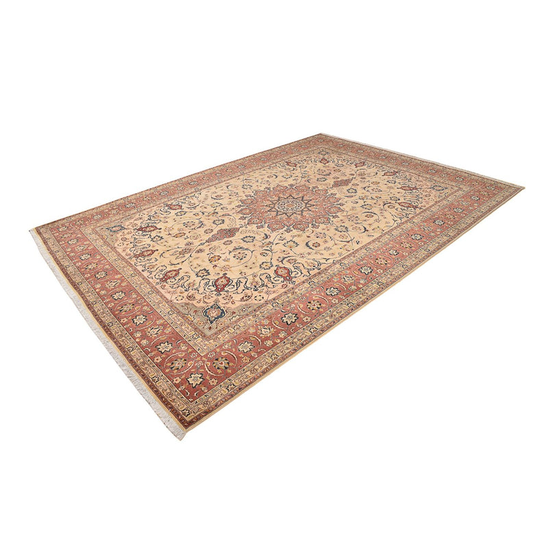 Alfombra Persa - Tabriz - Real - 358 x 250 cm - beige claro