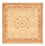 Alfombra Persa - Tabriz - Real cuadrado  - 207 x 202 cm - beige claro