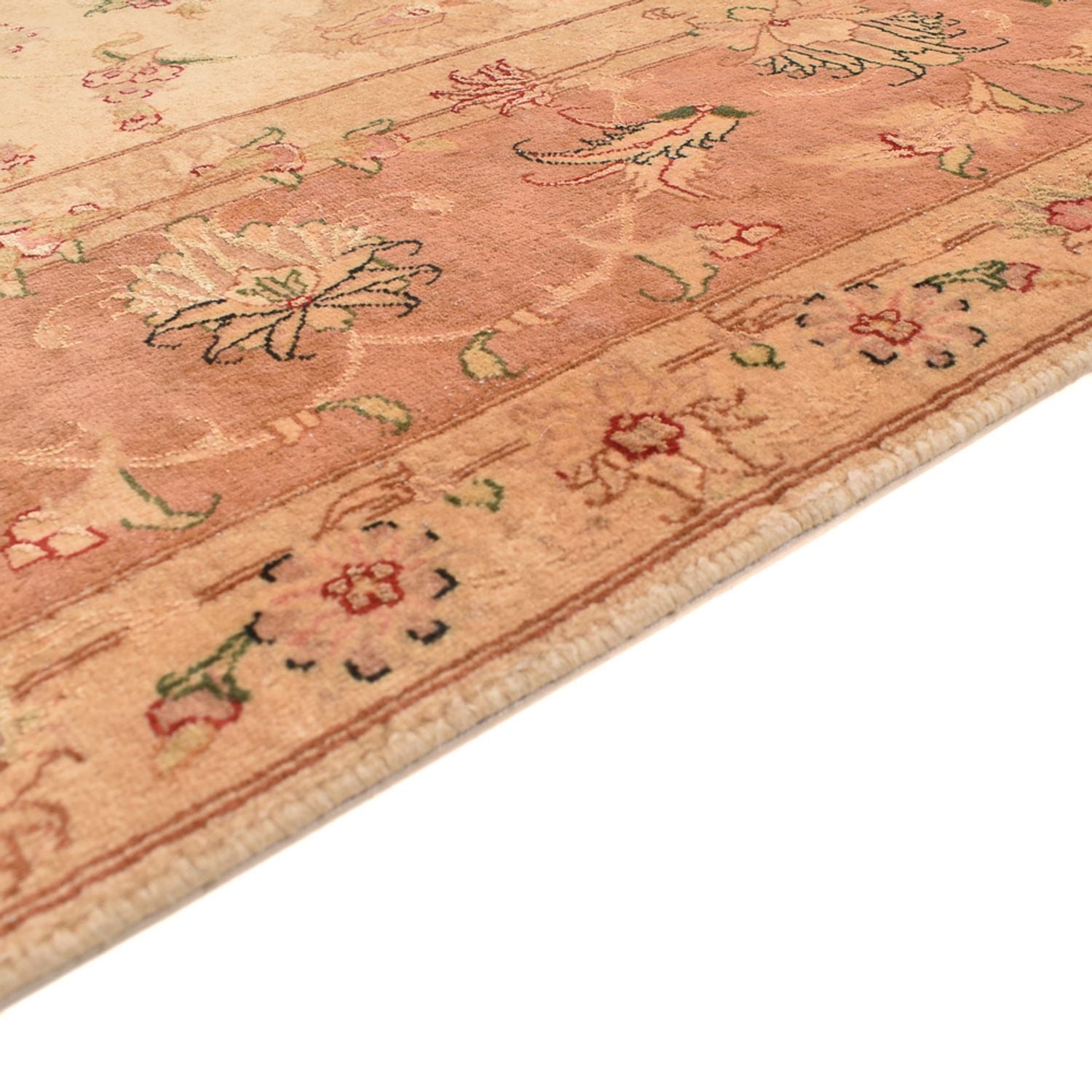 Alfombra Persa - Tabriz - Real cuadrado  - 207 x 202 cm - beige claro