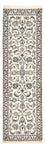 Alfombra de pasillo Alfombra Persa - Nain - Real - 195 x 59 cm - crema