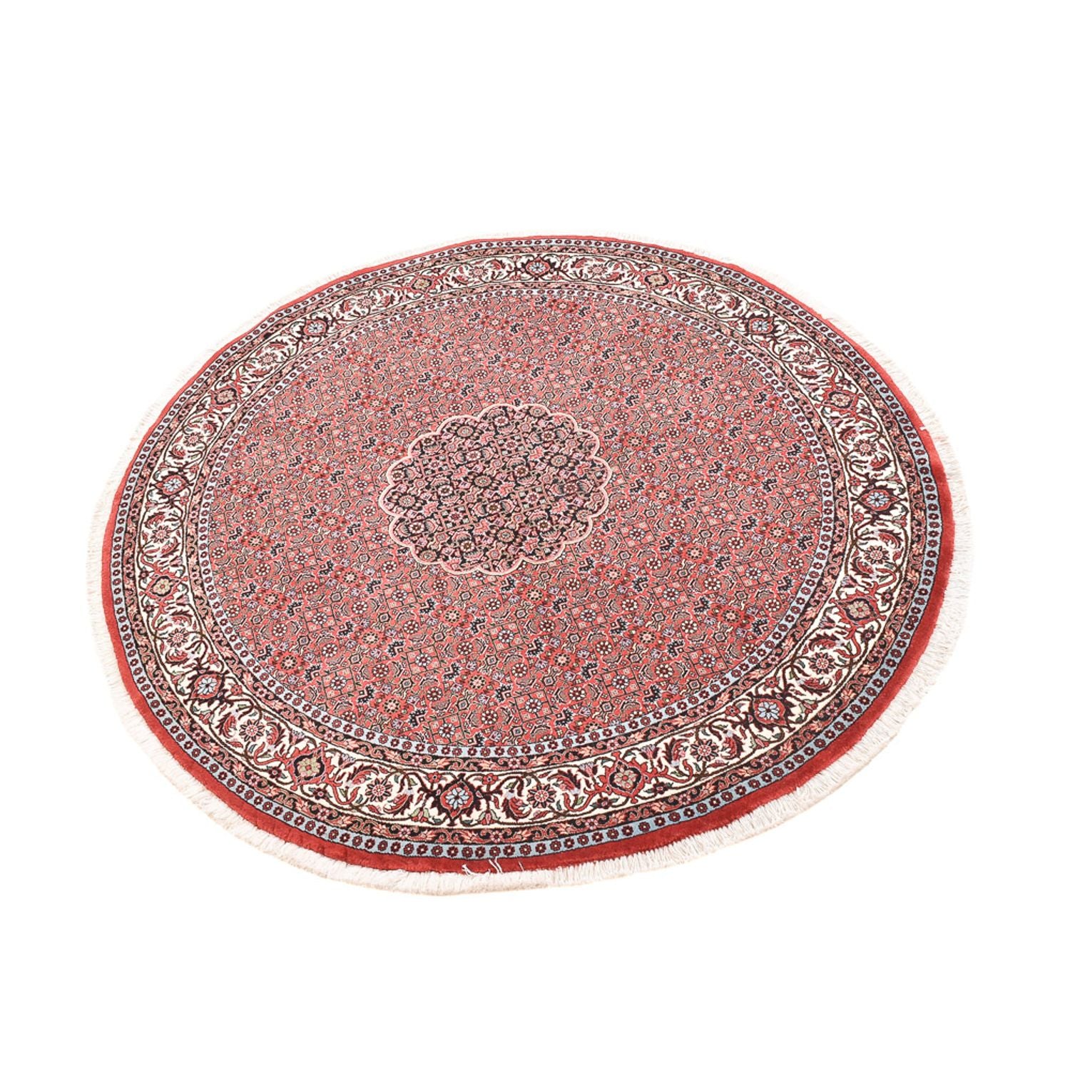 Alfombra persa - Bidjar redondo  - 150 x 150 cm - óxido