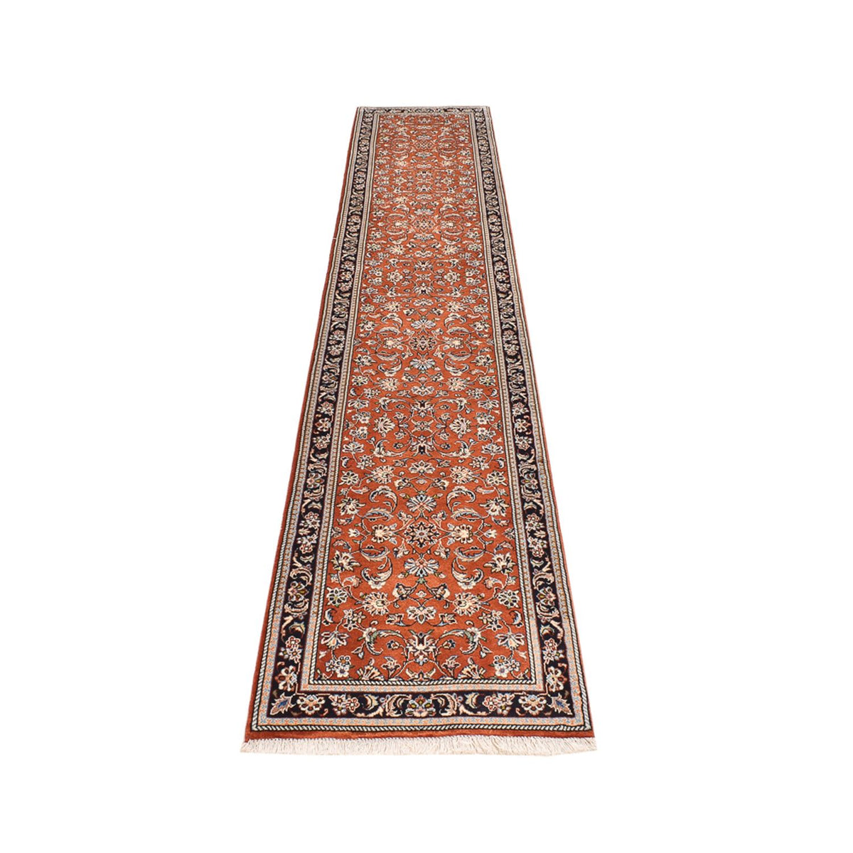 Alfombra de pasillo Alfombra persa - Clásica - 383 x 69 cm - naranja