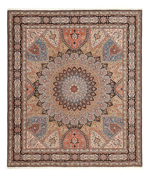 Alfombra Persa - Tabriz - Real - 302 x 253 cm - multicolor
