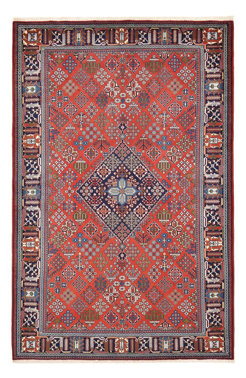 Alfombra persa - Nómada - 260 x 168 cm - rojo