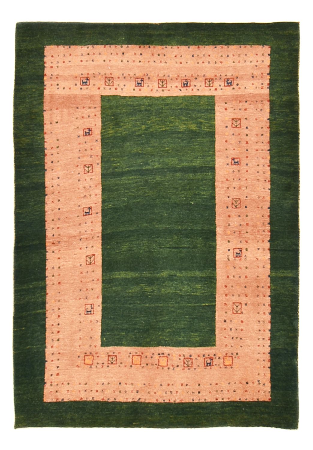 Alfombra Gabbeh - Loribaft Persa - 150 x 108 cm - multicolor