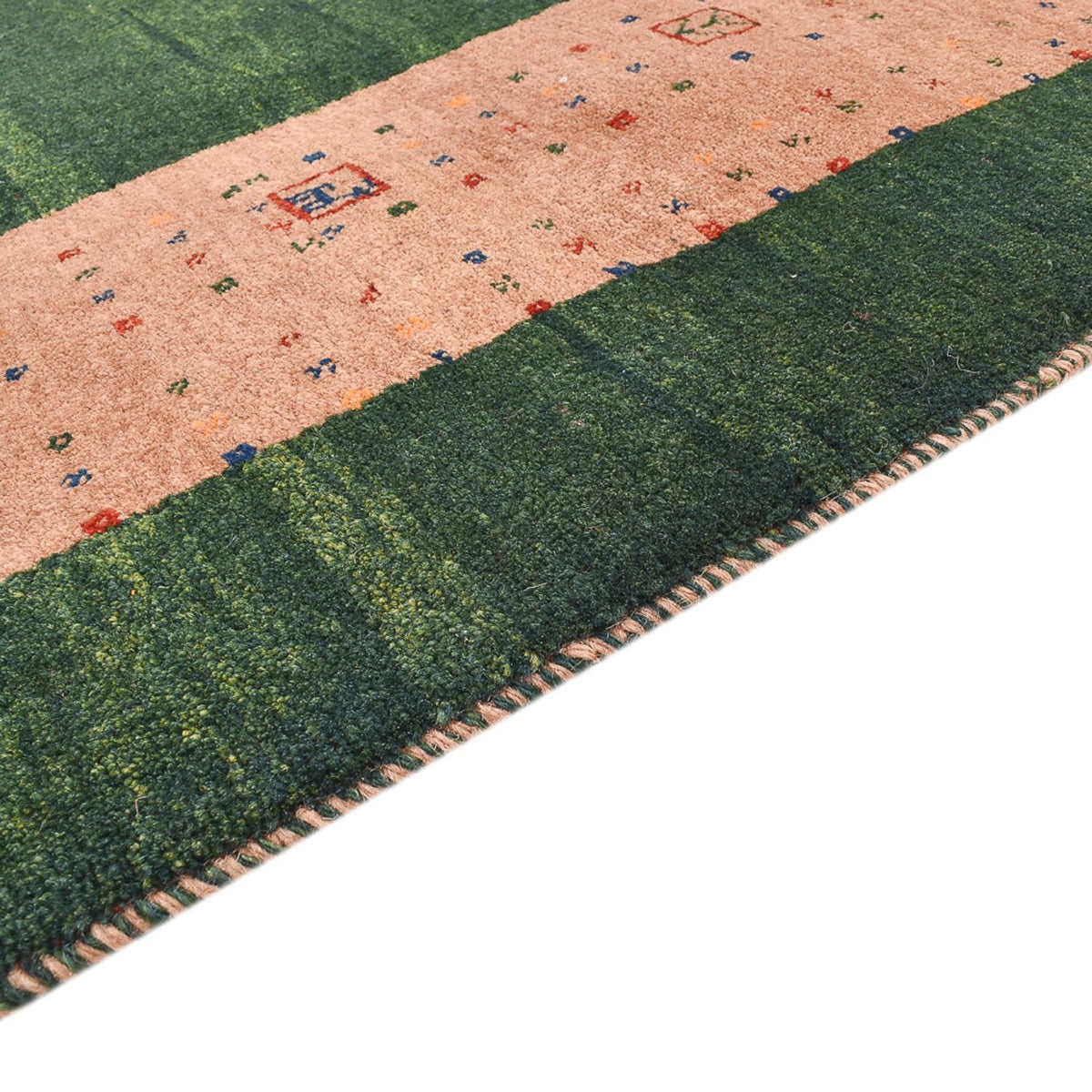 Loribaft Alfombra 108x150cm - Perserteppich Wollteppich