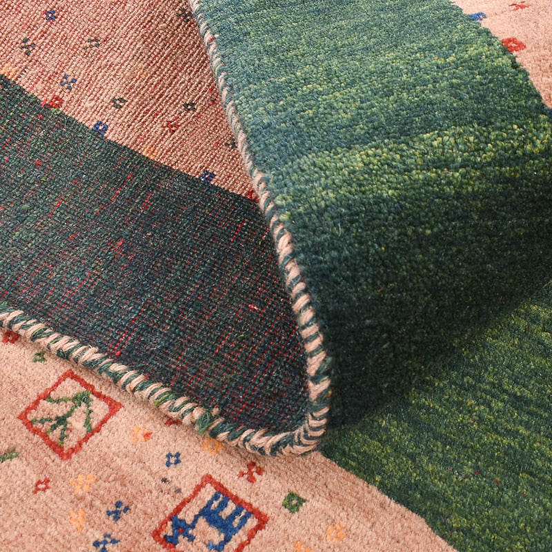 Alfombra Gabbeh - Loribaft Persa - 150 x 108 cm - multicolor