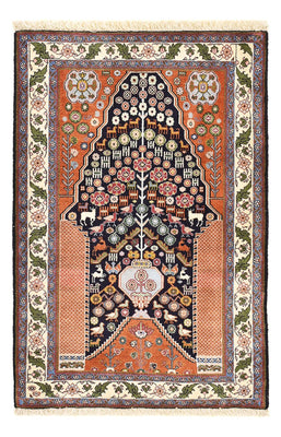 Alfombra Gabbeh - Persa Kashkuli - 118 x 81 cm - multicolor