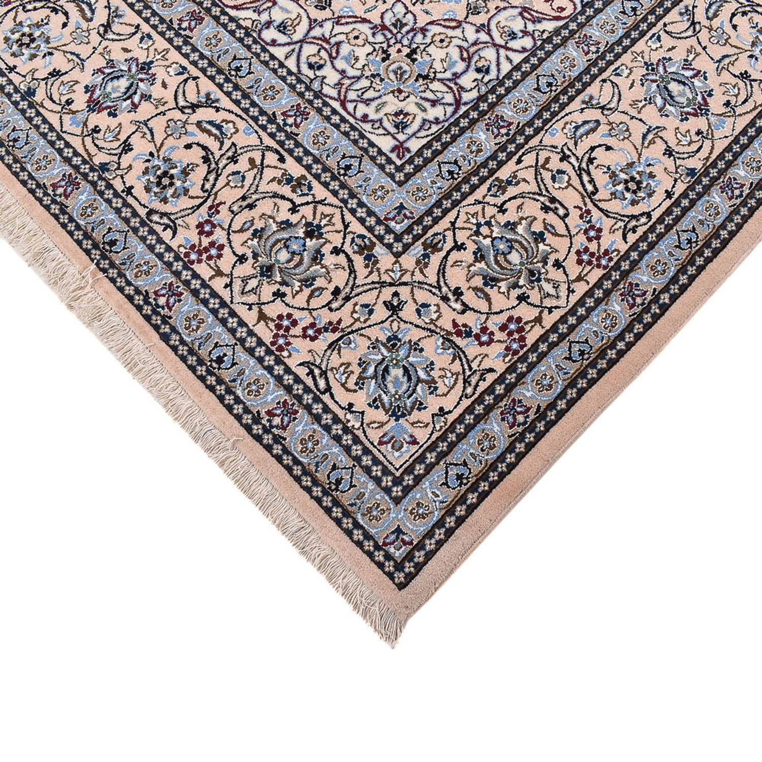 Alfombra Persa - Nain - Real - 353 x 242 cm - verde claro