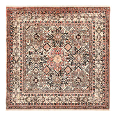 Alfombra Gabbeh - Persa Kashkuli cuadrado  - 195 x 195 cm - beige oscuro