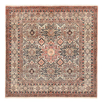 Alfombra Gabbeh - Persa Kashkuli cuadrado  - 195 x 195 cm - beige oscuro