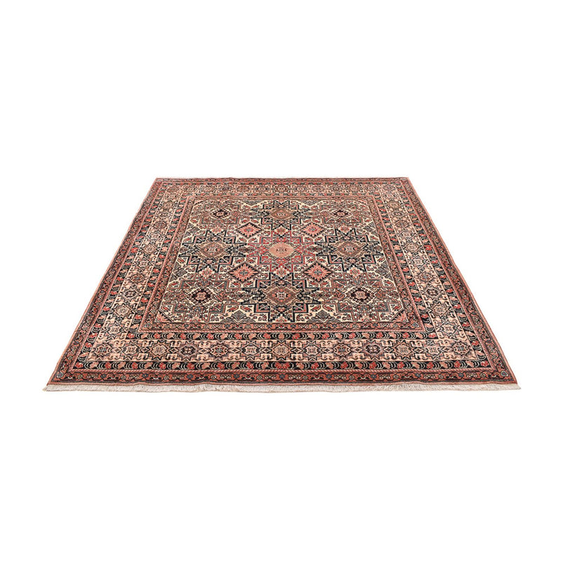 Alfombra Gabbeh - Persa Kashkuli cuadrado  - 195 x 195 cm - beige oscuro