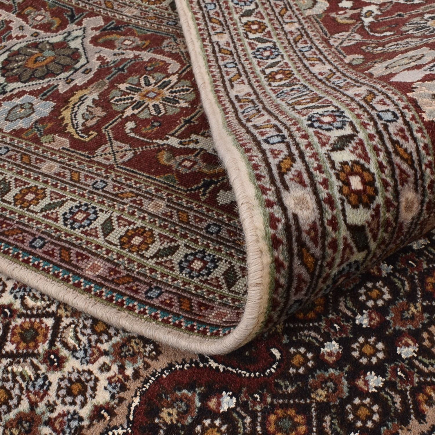 Alfombra Persa - Tabriz - Real cuadrado  - 252 x 247 cm - marrón