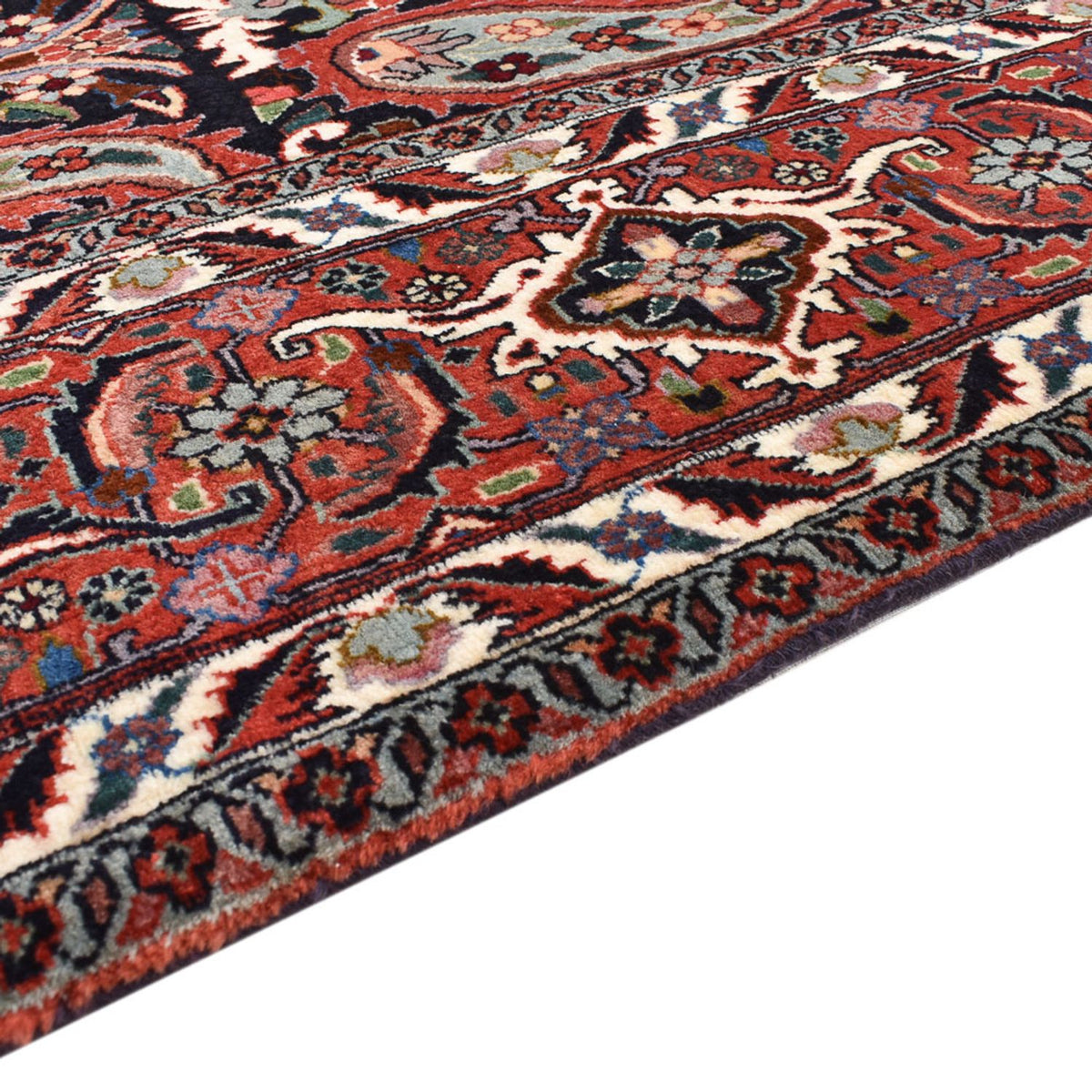 Alfombra persa - Bidjar - 248 x 208 cm - óxido