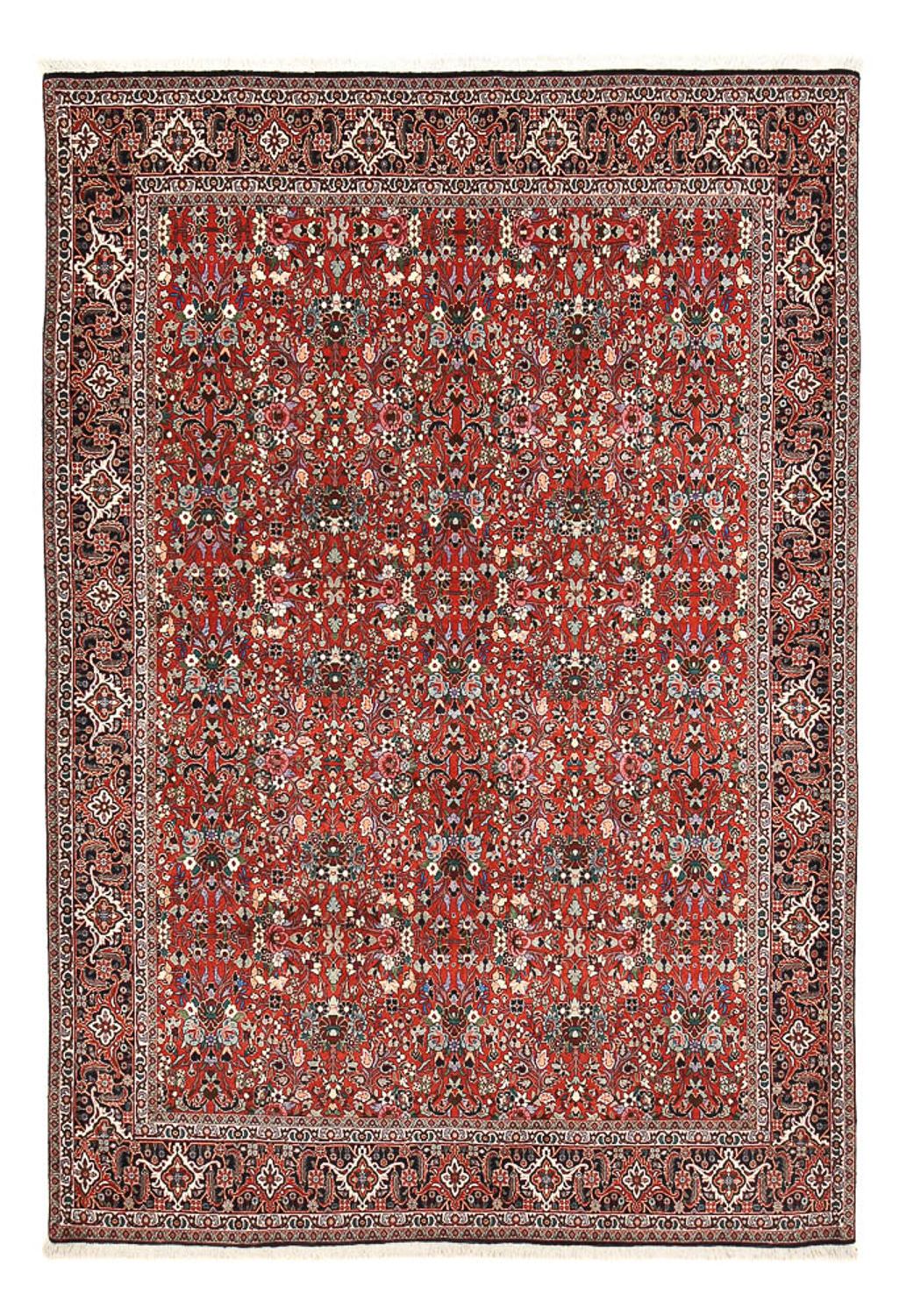 Alfombra persa - Bidjar - 297 x 206 cm - rojo