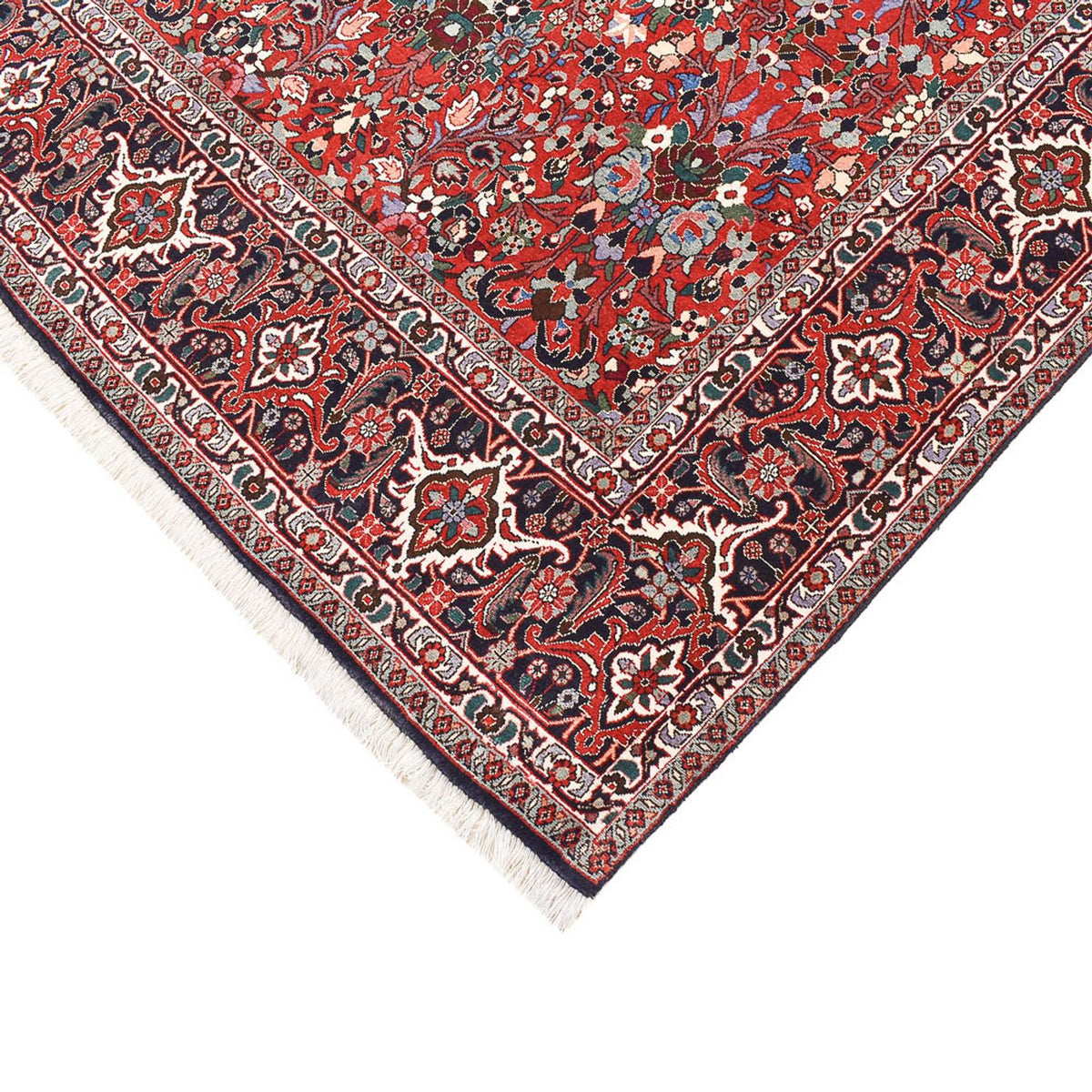 Alfombra persa - Bidjar - 297 x 206 cm - rojo