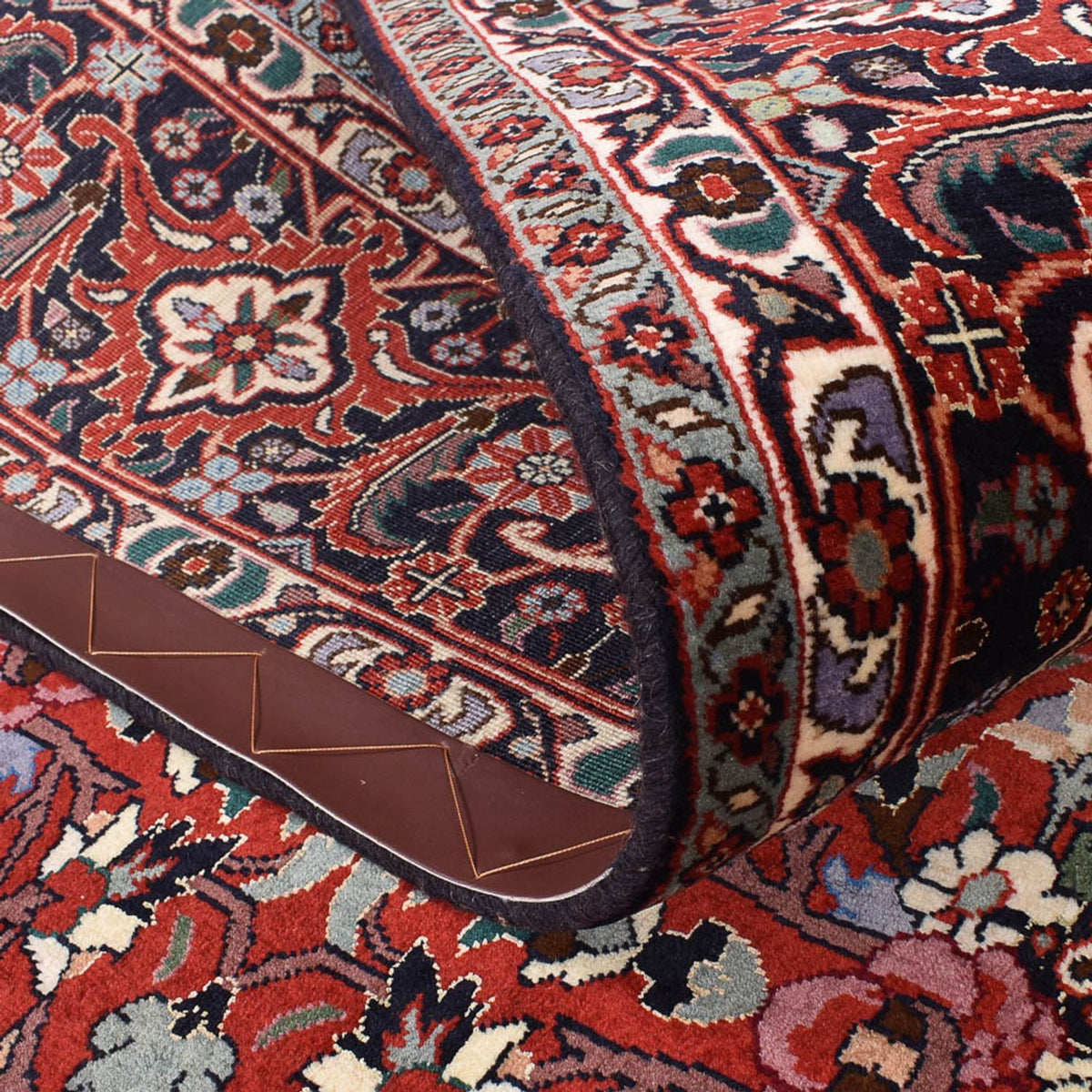 Alfombra persa - Bidjar - 297 x 206 cm - rojo