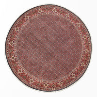 Alfombra persa - Bidjar redondo  - 300 x 300 cm - rojo oscuro