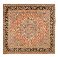 Alfombra Persa - Tabriz - Real cuadrado  - 253 x 245 cm - beige oscuro