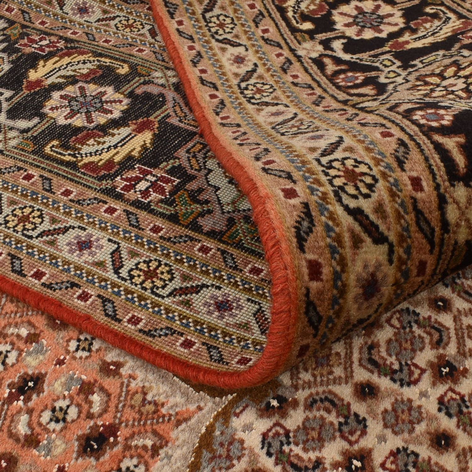 Alfombra Persa - Tabriz - Real cuadrado  - 253 x 245 cm - beige oscuro