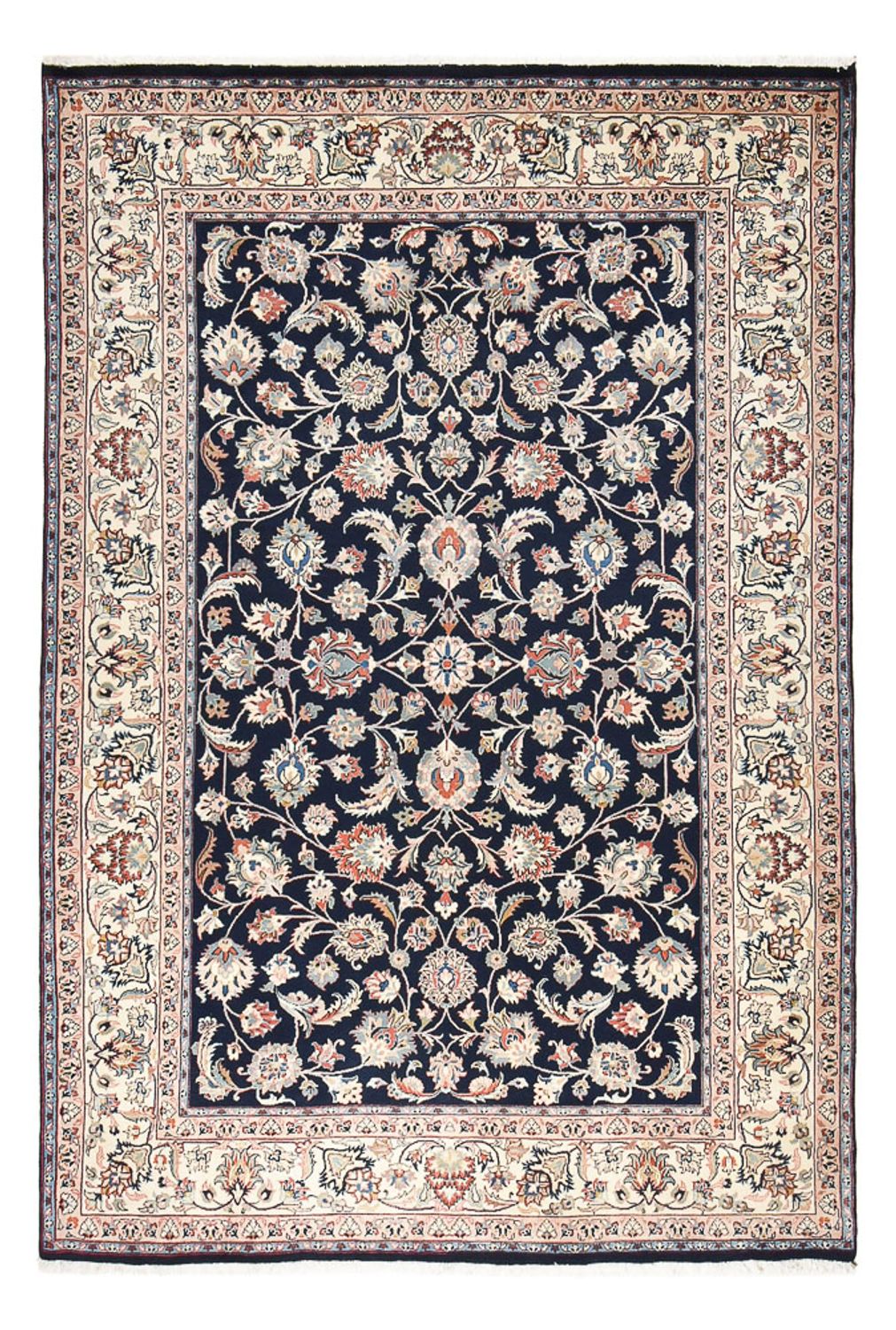 Alfombra persa - Clásica - 285 x 192 cm - azul oscuro