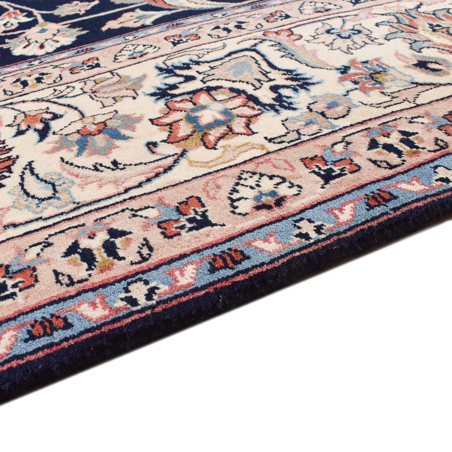 Alfombra persa - Clásica - 285 x 192 cm - azul oscuro