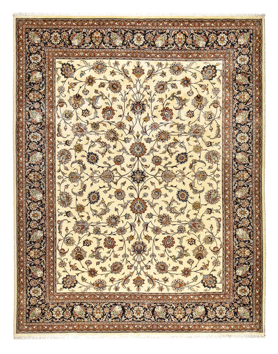 Alfombra persa - Clásica - Real - 385 x 294 cm - crema