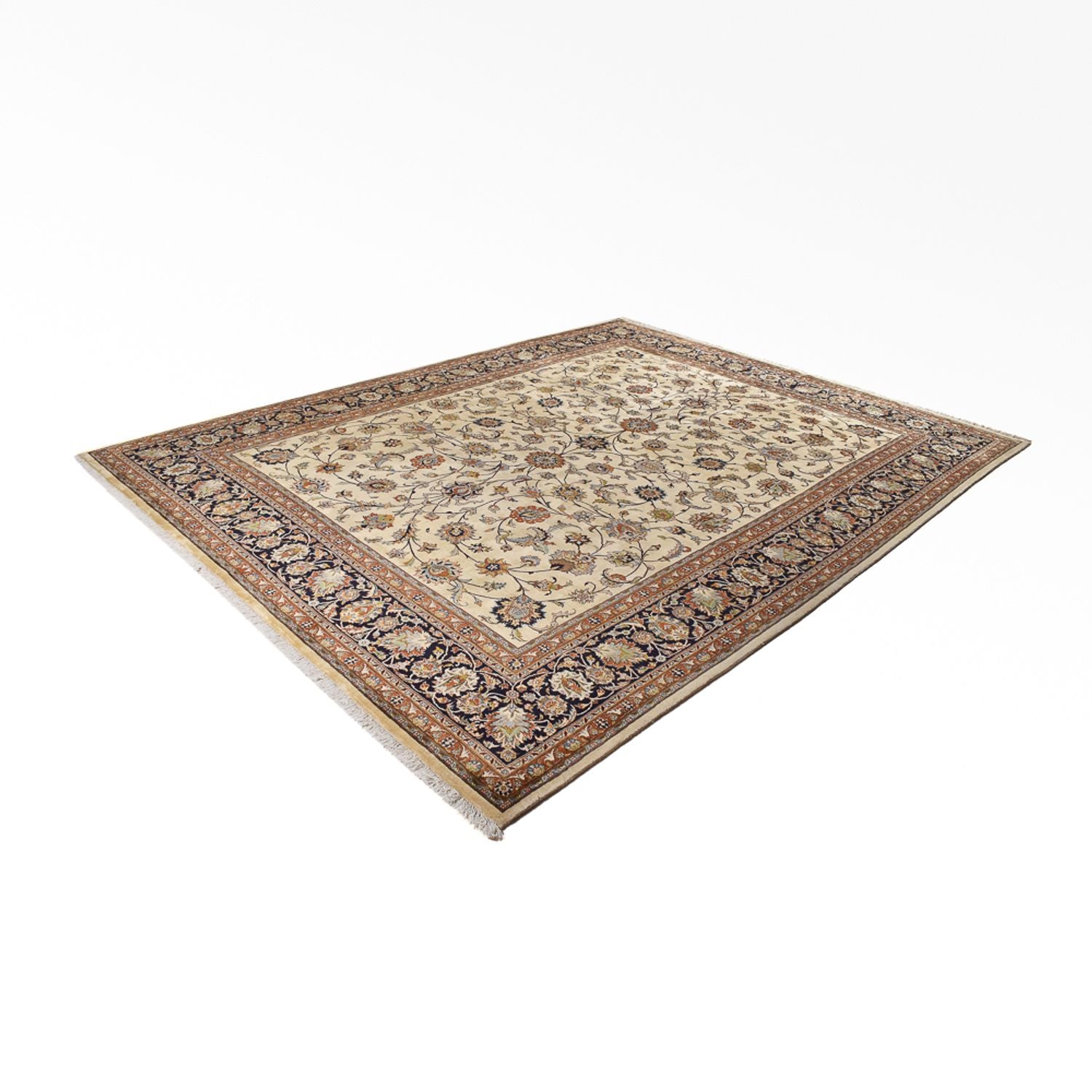 Alfombra persa - Clásica - Real - 385 x 294 cm - crema