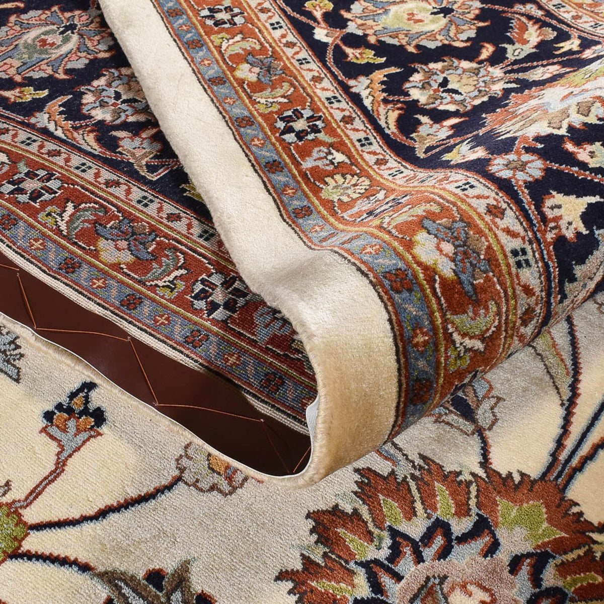 Alfombra persa - Clásica - Real - 398 x 296 cm - crema