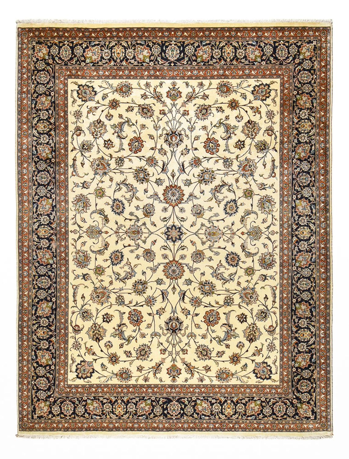 Alfombra persa - Clásica - Real - 393 x 288 cm - crema