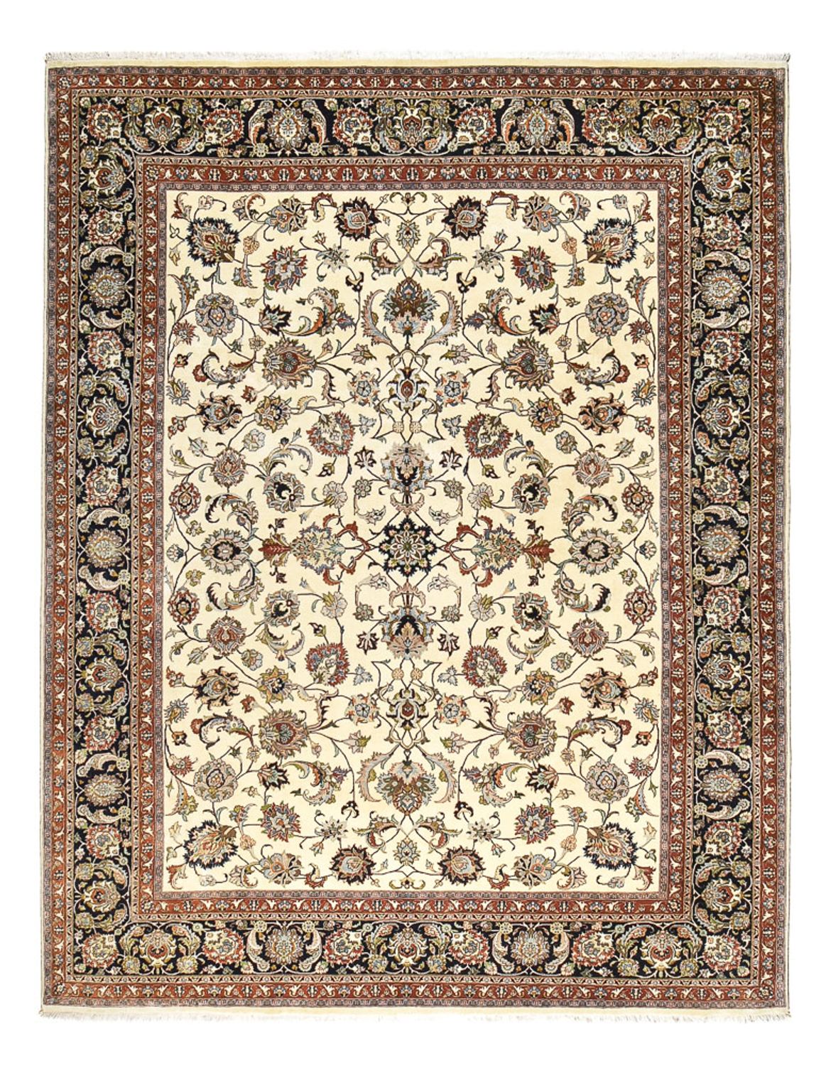 Alfombra persa - Clásica - Real - 390 x 292 cm - crema