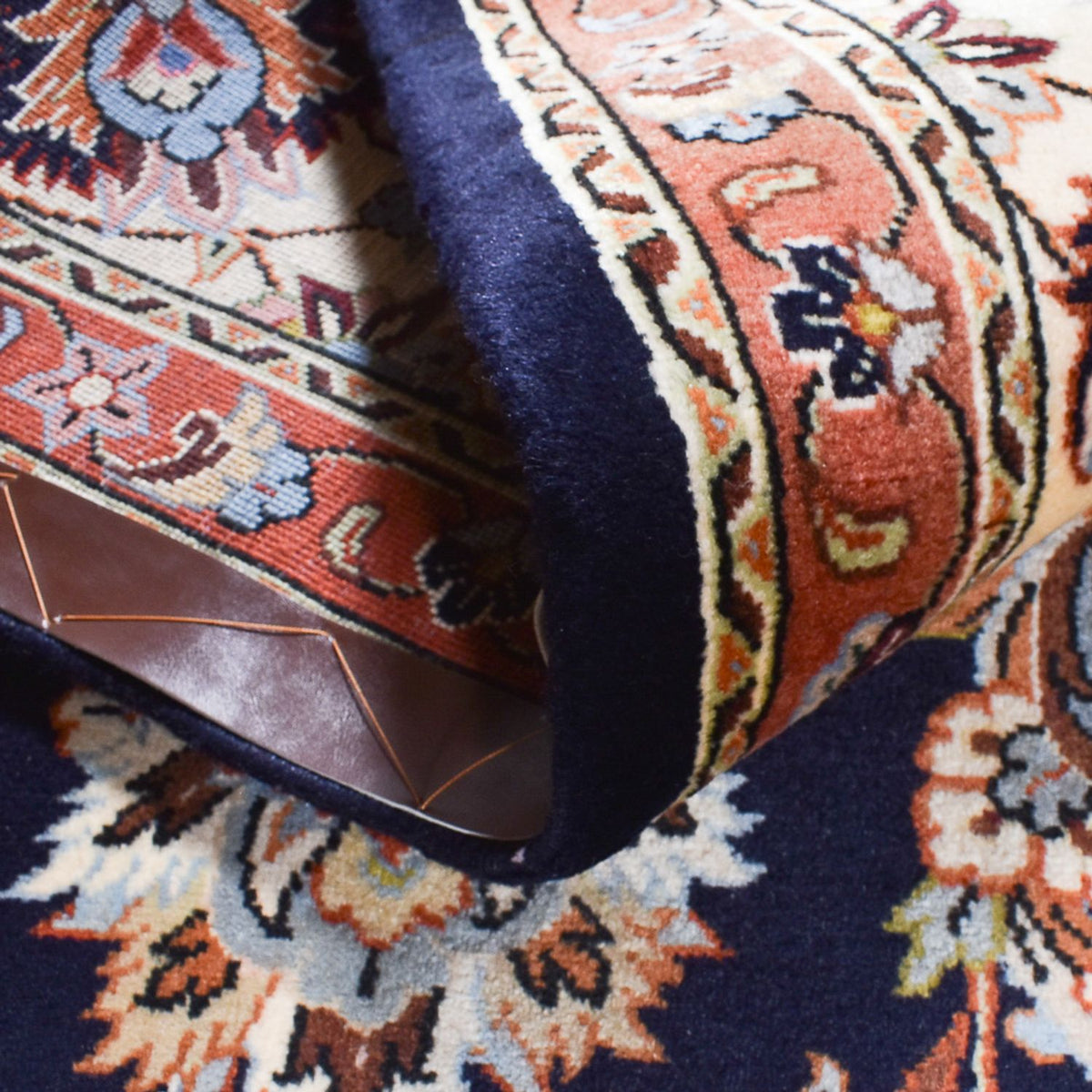 Alfombra persa - Clásica - 307 x 211 cm - azul oscuro