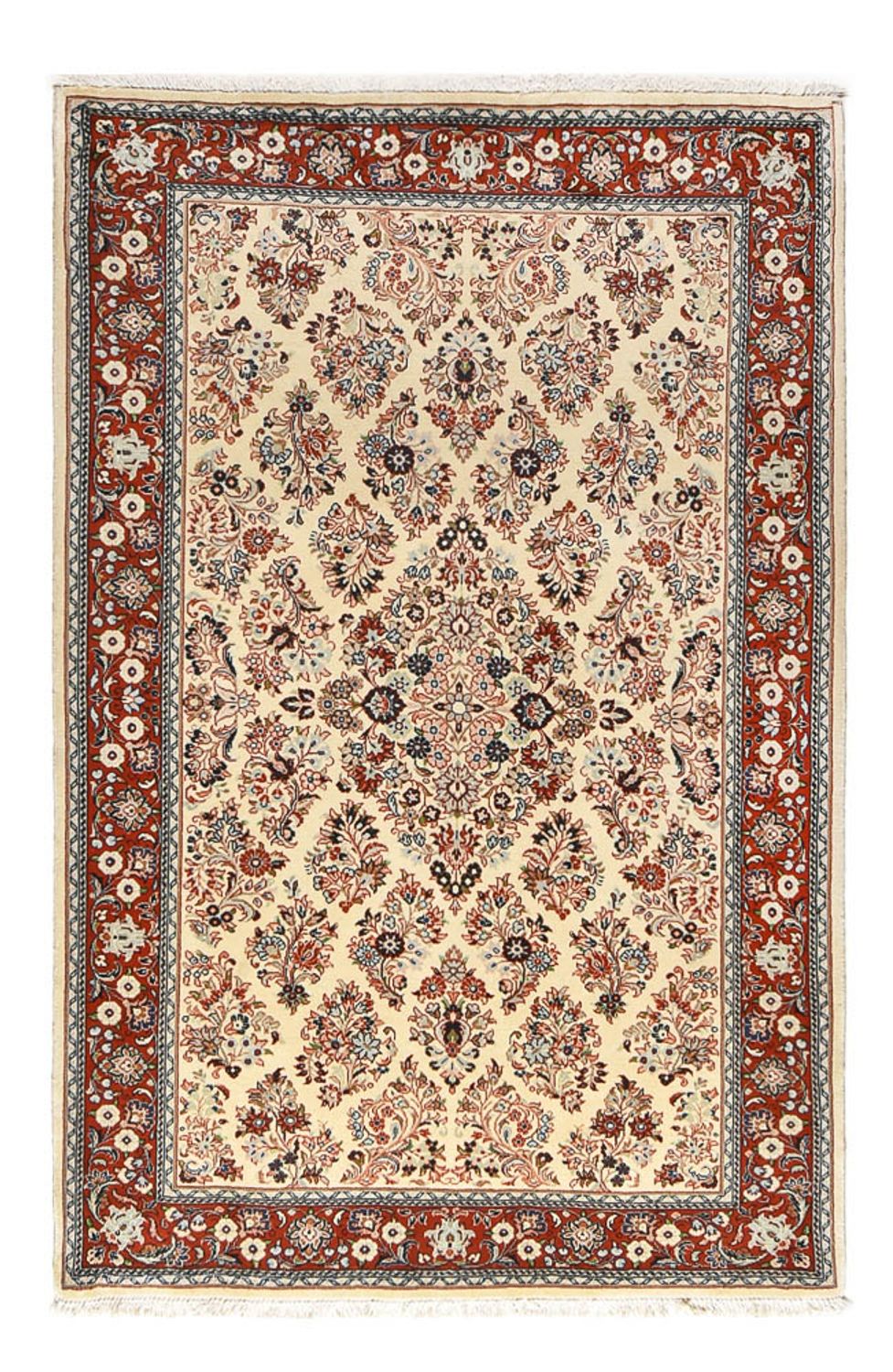 Alfombra persa - Clásica - 208 x 134 cm - crema