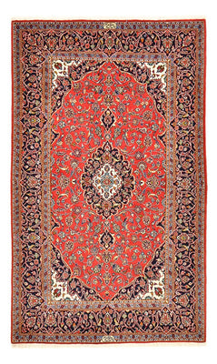 Alfombra persa - Keshan - 228 x 142 cm - rojo
