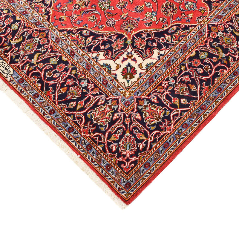 Alfombra persa - Keshan - 228 x 142 cm - rojo