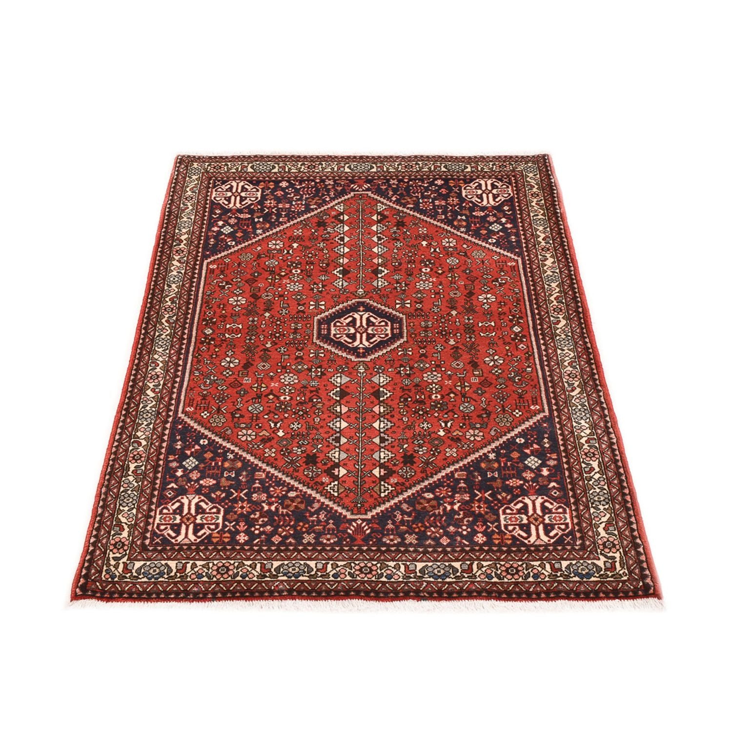 Alfombra Gabbeh - Persa Kashkuli - 155 x 104 cm - rojo