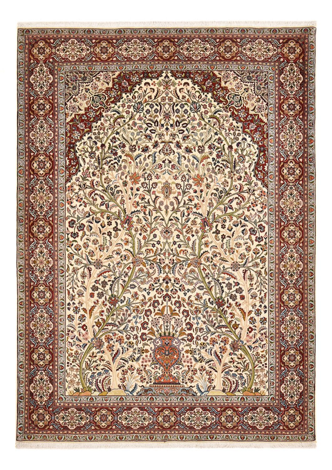 Alfombra Persa - Tabriz - Real - 250 x 177 cm - arena