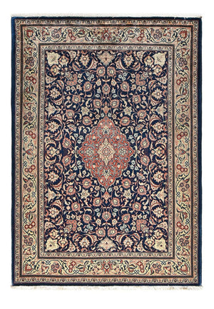Alfombra persa - Clásica - 208 x 145 cm - azul oscuro