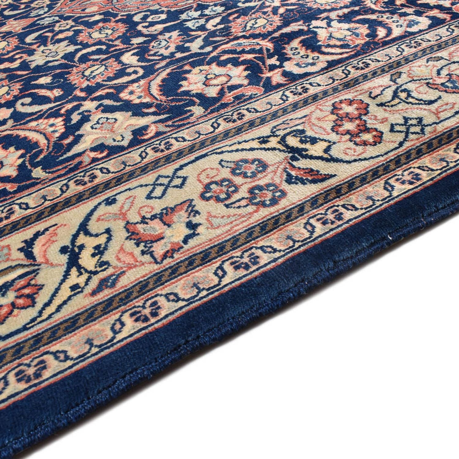 Alfombra persa - Clásica - 208 x 145 cm - azul oscuro