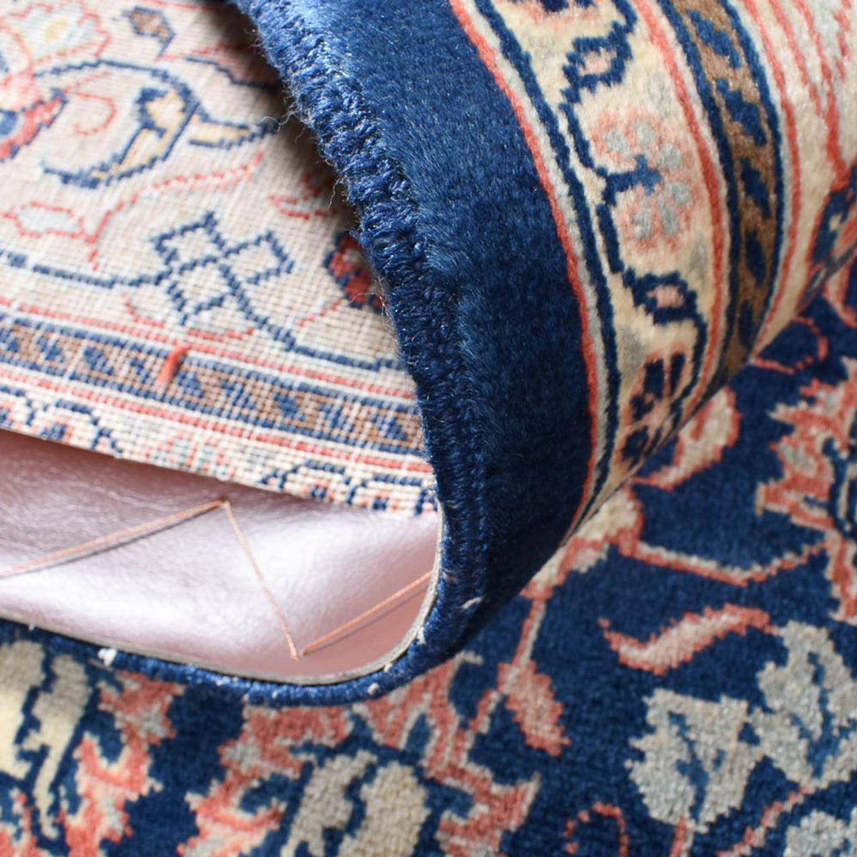 Alfombra persa - Clásica - 208 x 145 cm - azul oscuro