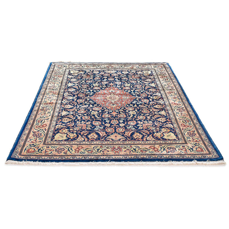 Alfombra persa - Clásica - 208 x 145 cm - azul oscuro
