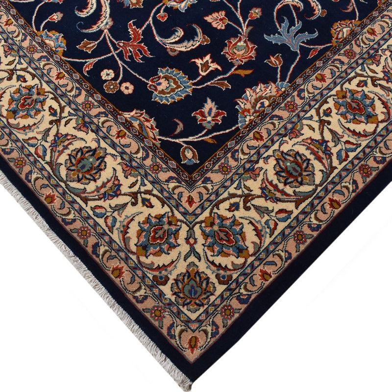 Alfombra persa - Real - 316 x 218 cm - azul oscuro