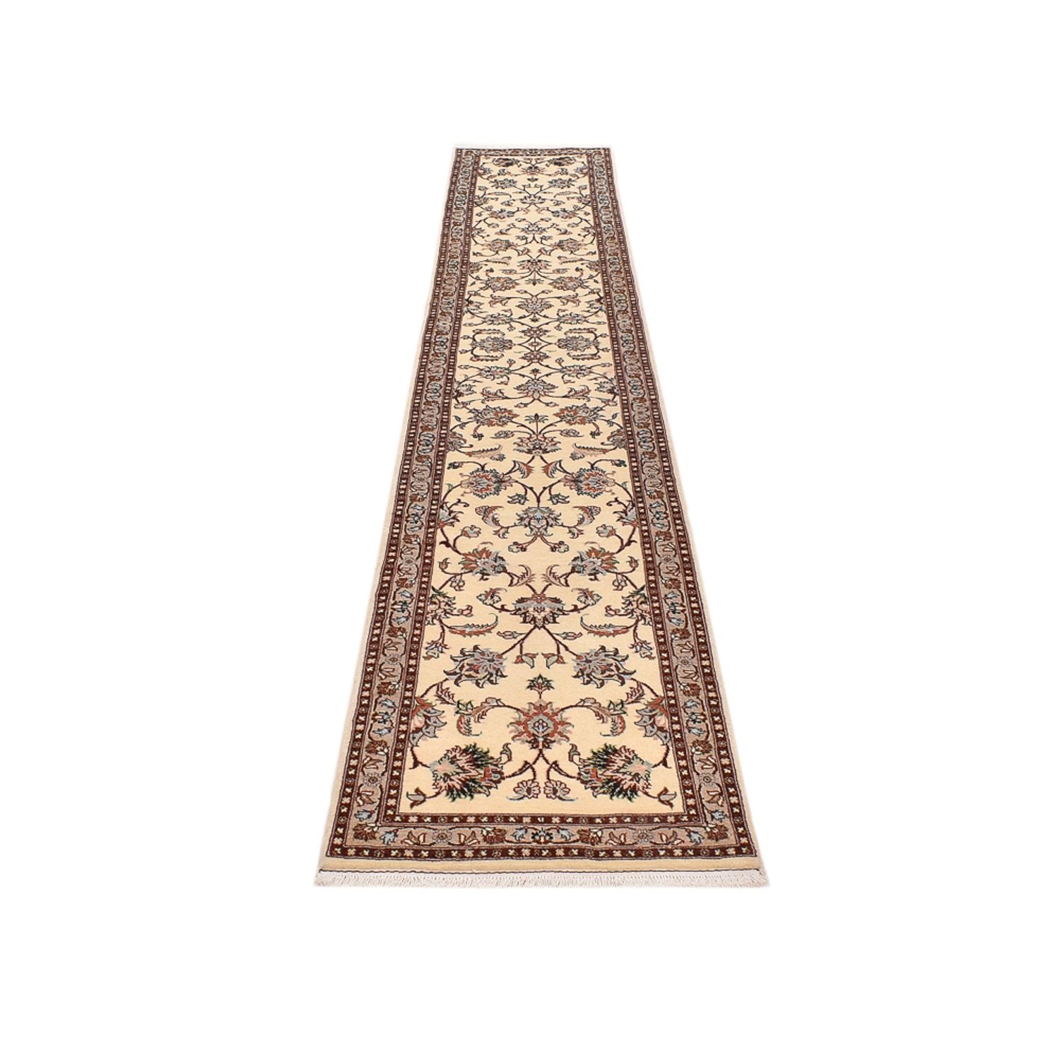Alfombra de pasillo Alfombra persa - Clásica - 405 x 70 cm - beige