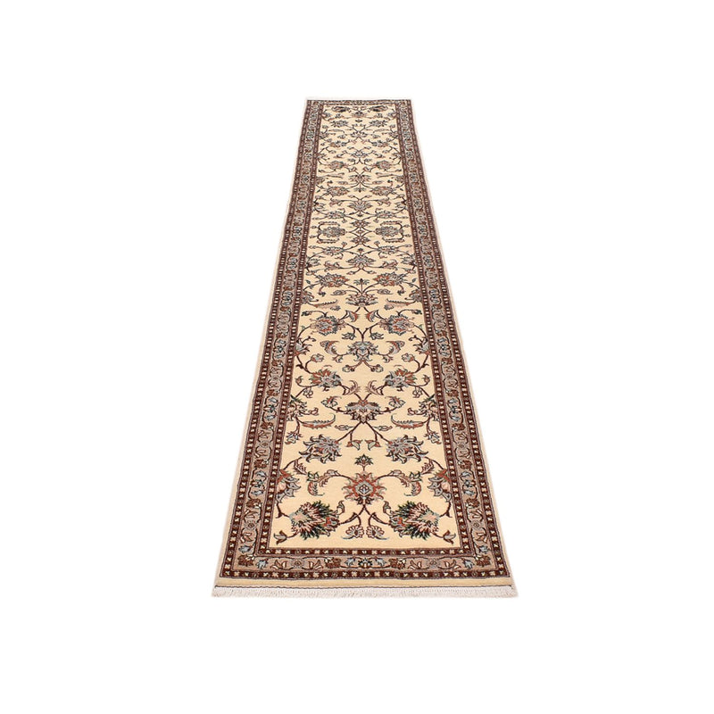 Alfombra de pasillo Alfombra persa - Clásica - 405 x 70 cm - beige