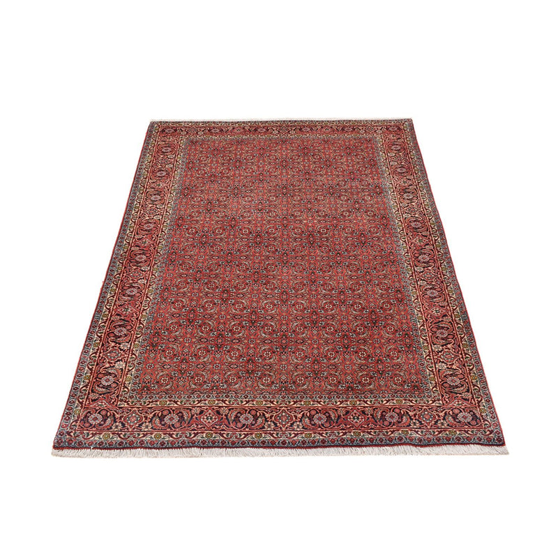 Alfombra persa - Bidjar - 195 x 132 cm - rojo oscuro