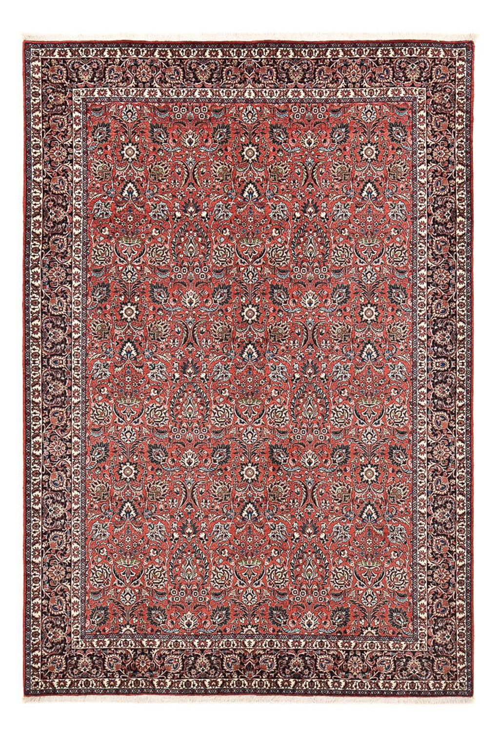 Alfombra persa - Bidjar - 303 x 205 cm - rojo